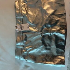 Mango metallic skirt